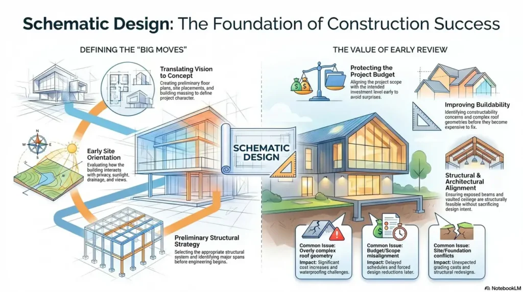 Schematic Design of architectural intent